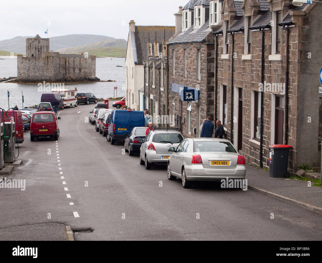Villaggio di CastleBay, Isle of Barra, Scozia Foto Stock