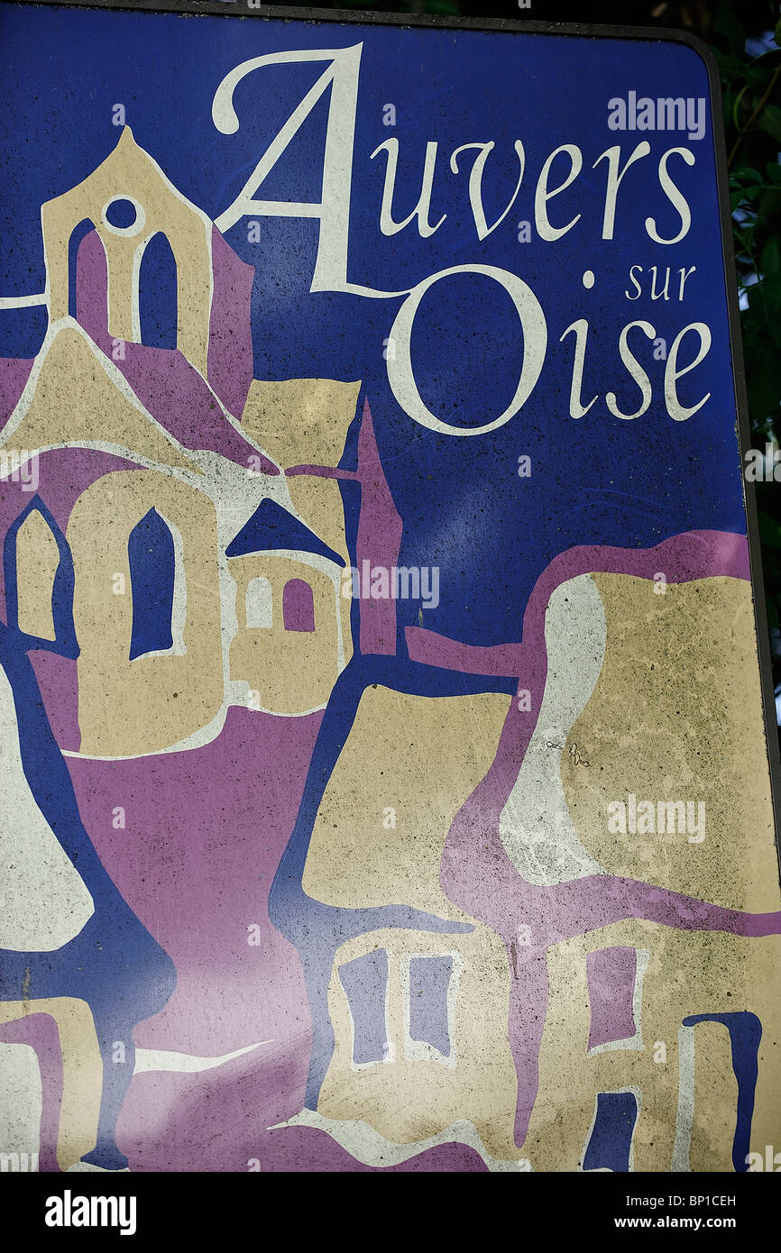 Francia, Val d'Oise, Vexin, Auvers sur Oise Foto Stock