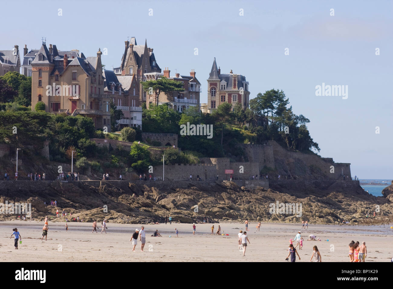 Francia, Bretagna Ille et Vilaine, Dinard,beach Foto Stock