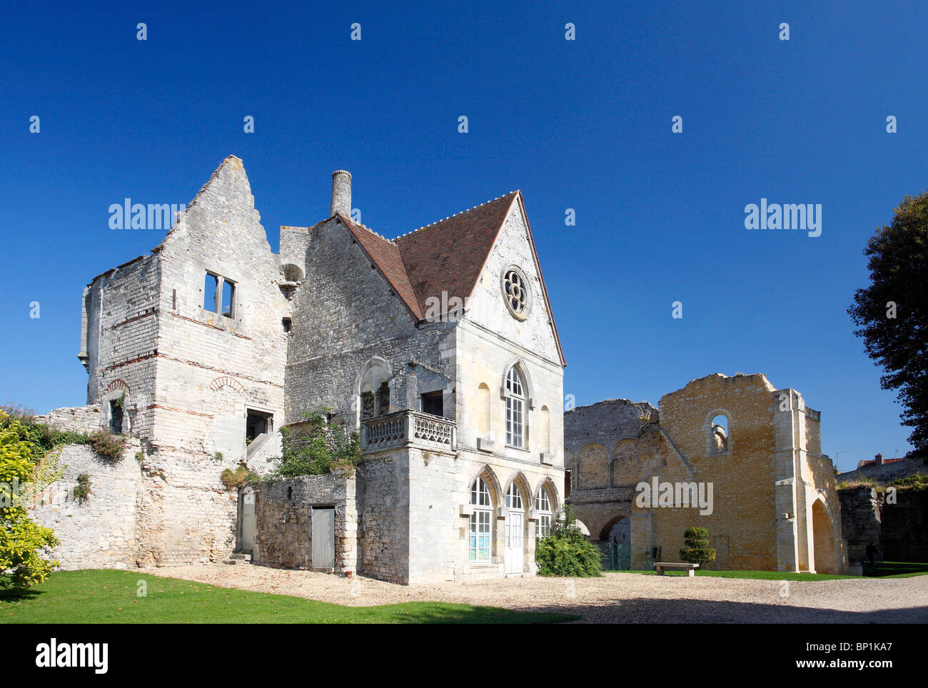 Francia, Picardia, Oise, Senlis, il Castello Reale Foto Stock