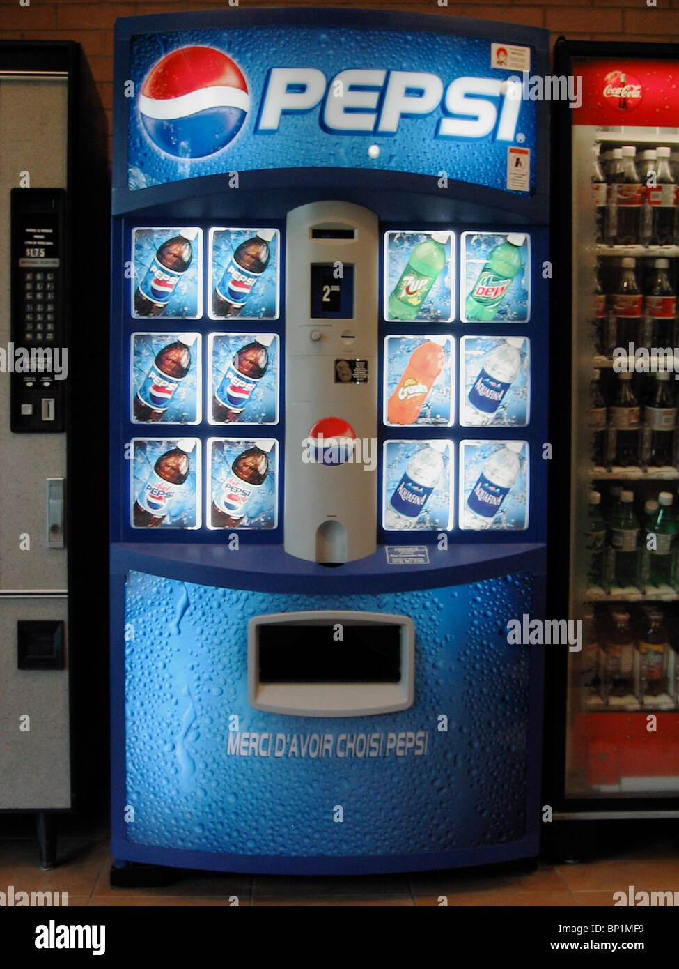 Canada Quebec, distributore automatico di bevande Foto Stock