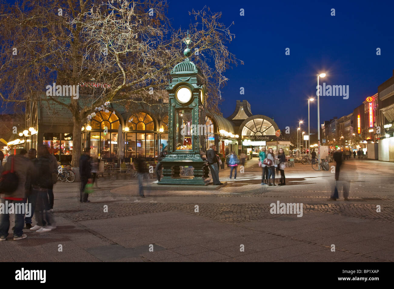 Il punto di incontro, KROEPKE, KROEPKE-orologio, Hannover, Bassa Sassonia, Germania Foto Stock