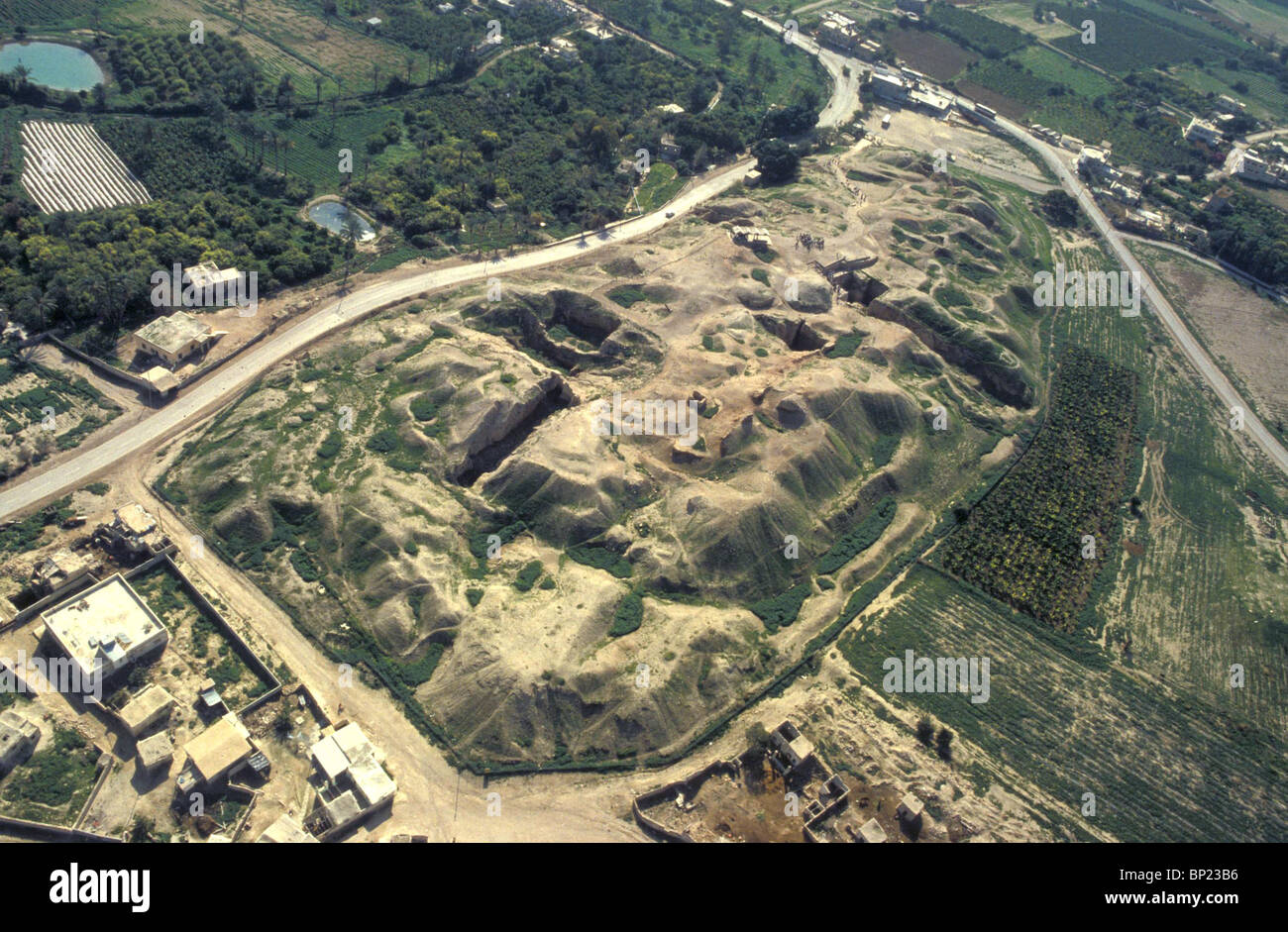 161. TEL EL-Sultan, il Neolitico, 8500-4500 A.C. Città di Gerico Foto Stock
