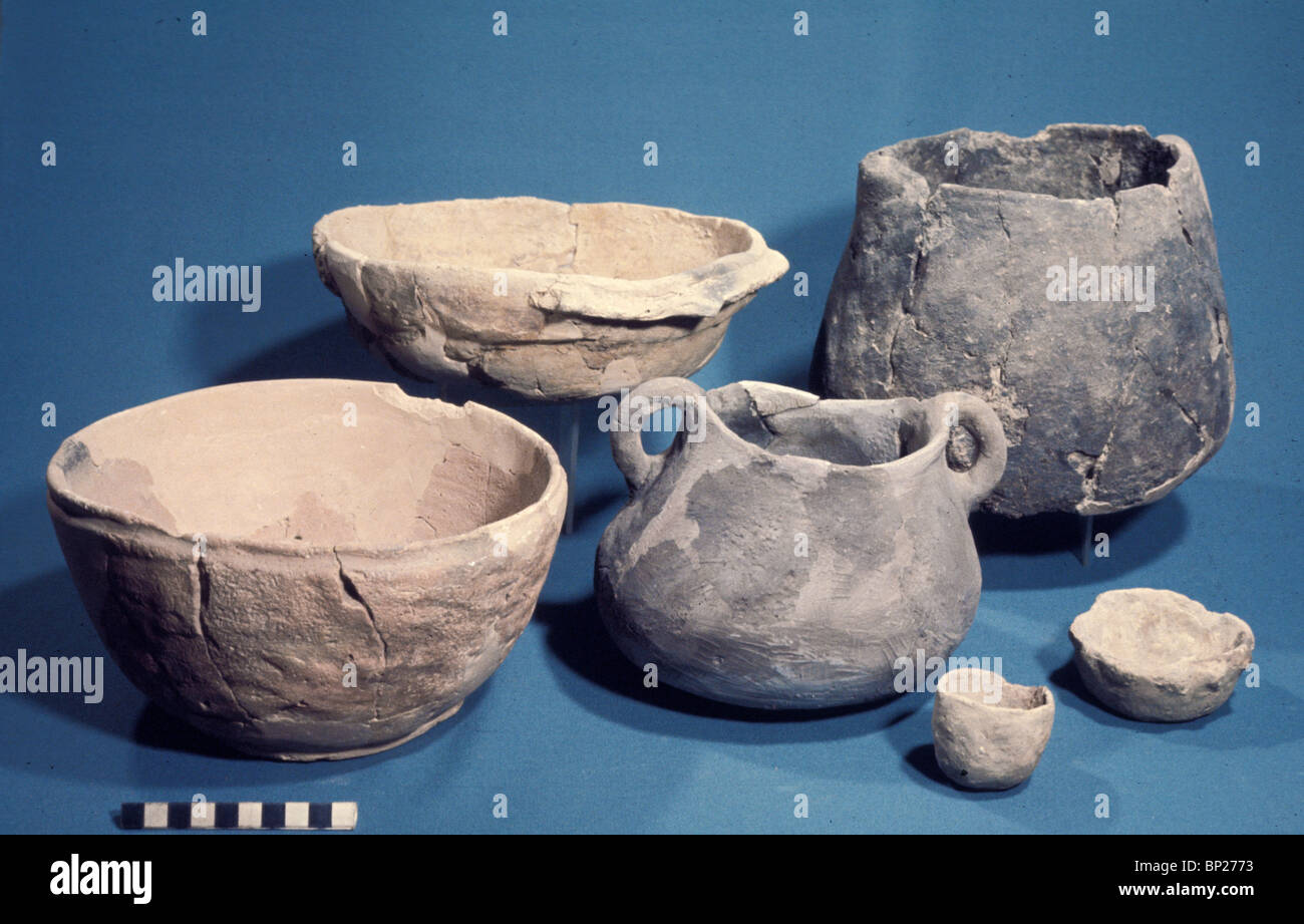 1517. Kades BARNEA - ceramica risalente al periodo israelita, (1200 - 800 a.C.) Foto Stock