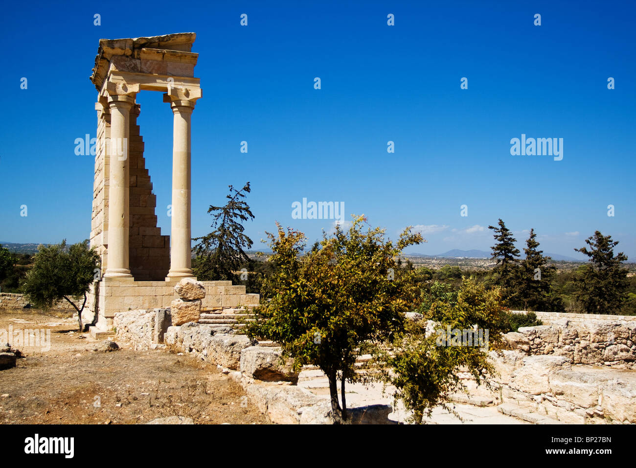Tempio di Apollo, Cipro Foto Stock