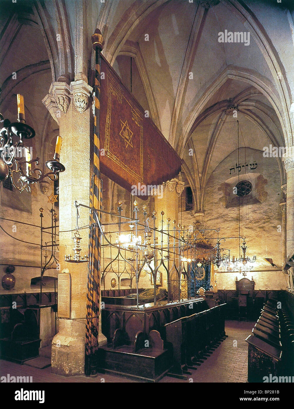 La vecchia nuova sinagoga alt noy a praga immagini e fotografie stock