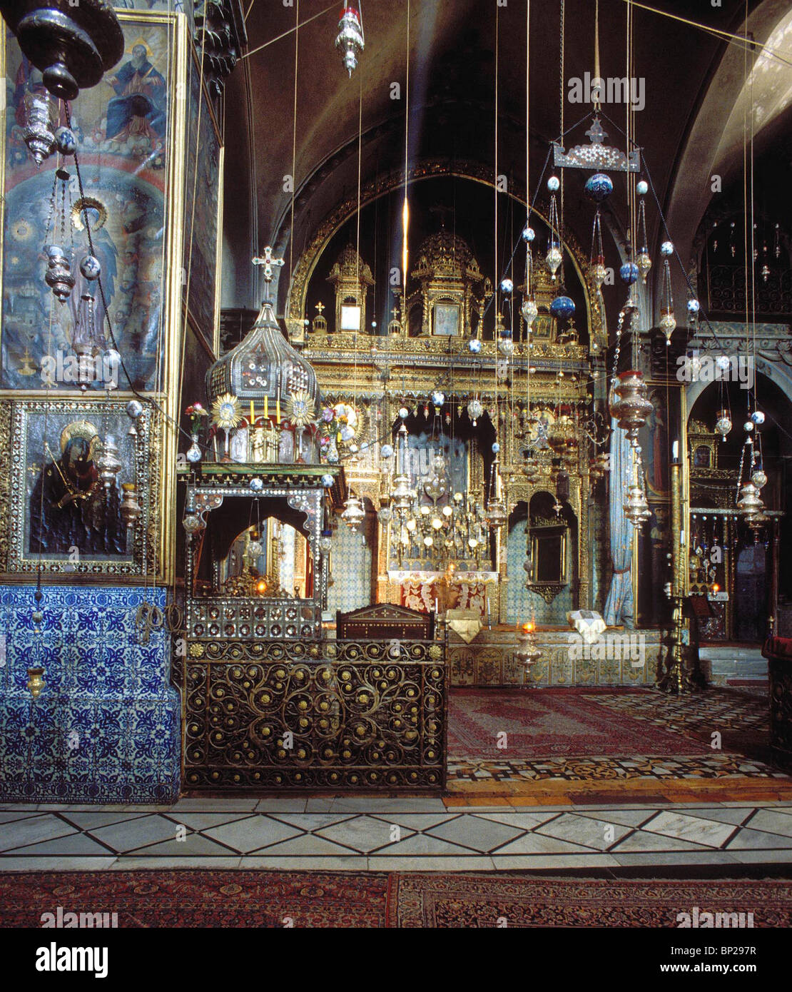 Gerusalemme - il quartiere armeno LA CHIESA DI ST. JAMES. La chiesa è stata costruita dai Crociati nel 1160 sul sito su cui Foto Stock