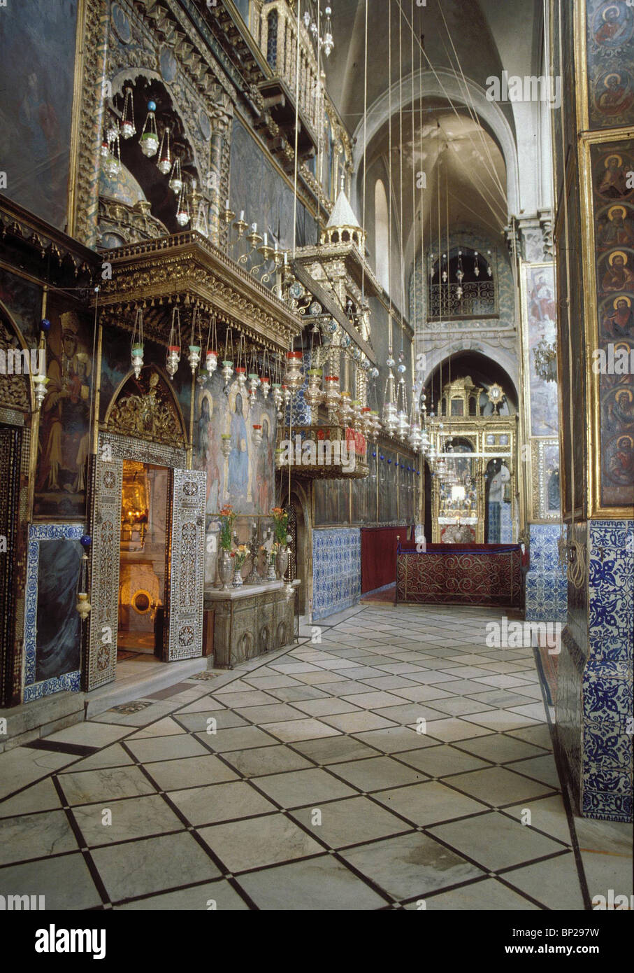 Gerusalemme - il quartiere armeno LA CHIESA DI ST. JAMES. La chiesa è stata costruita dai Crociati nel 1160 sul sito su cui Foto Stock