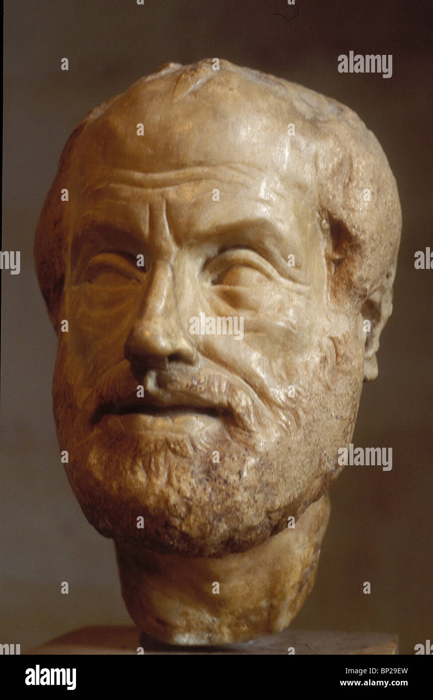 3005. Aristotele, filosofo greco, 384 - 322 A.C. Foto Stock