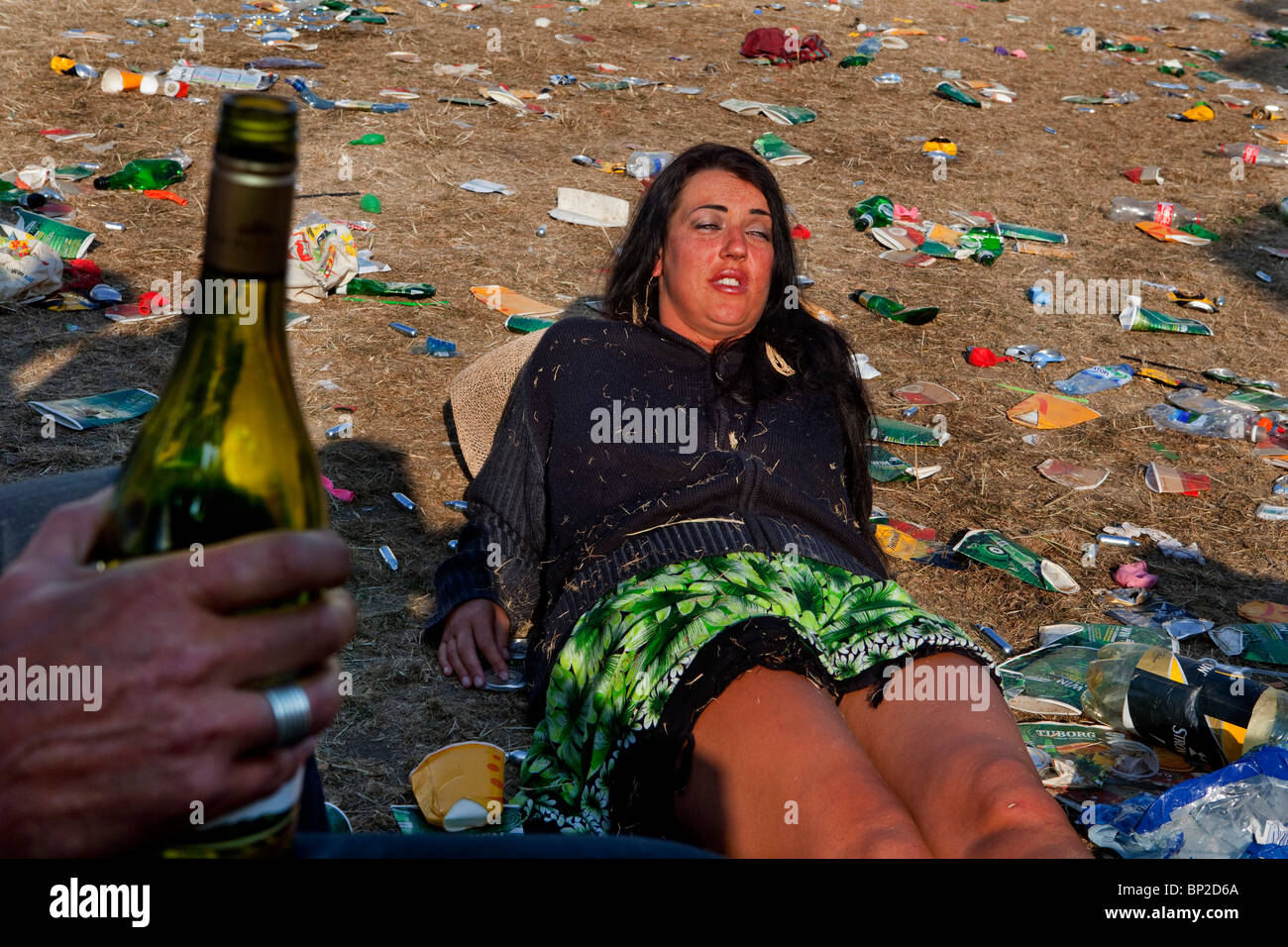 Glastonbury Festival 2010 Foto Stock