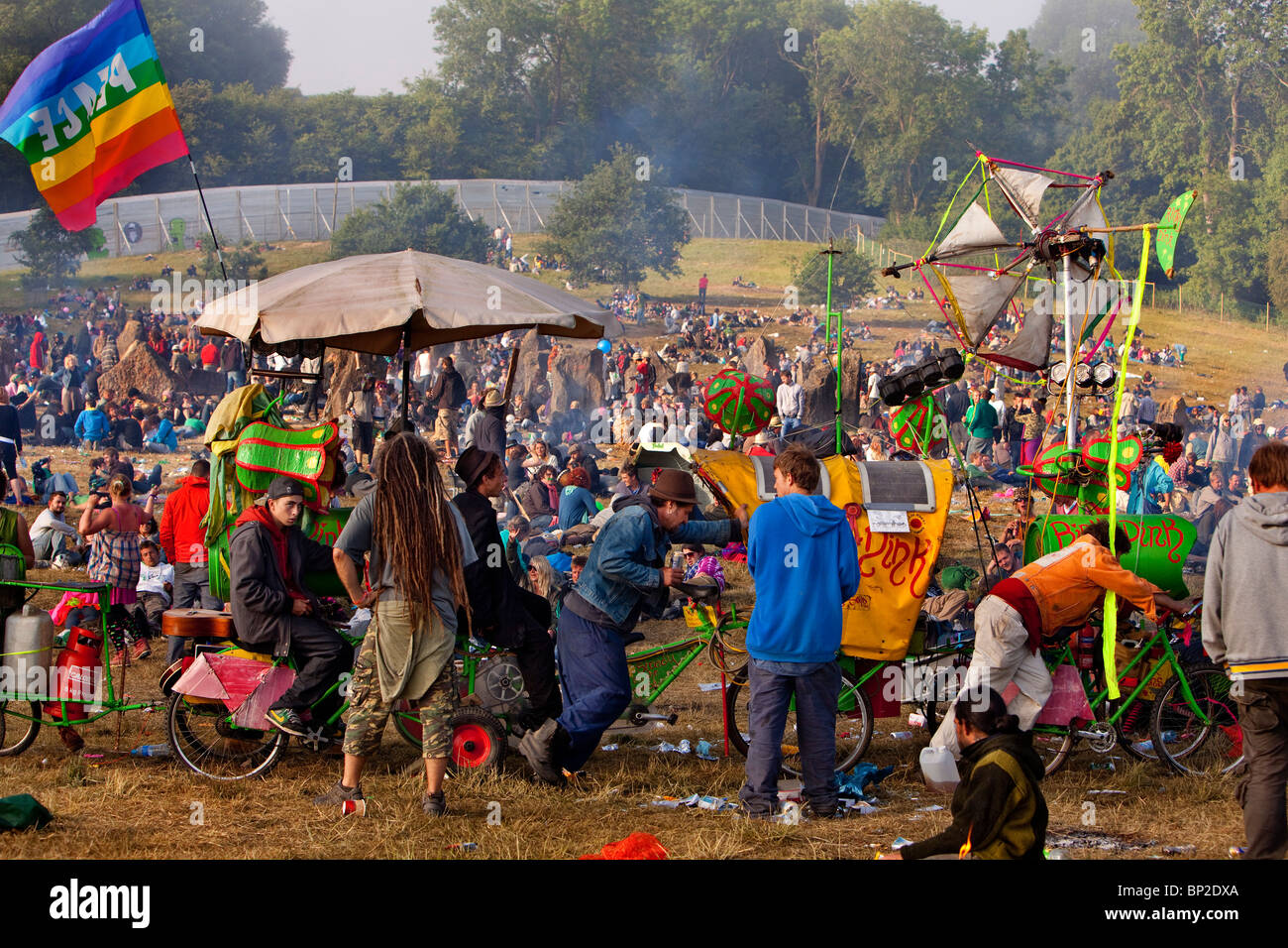 Festival di Glastonbury, Regno Unito Foto Stock