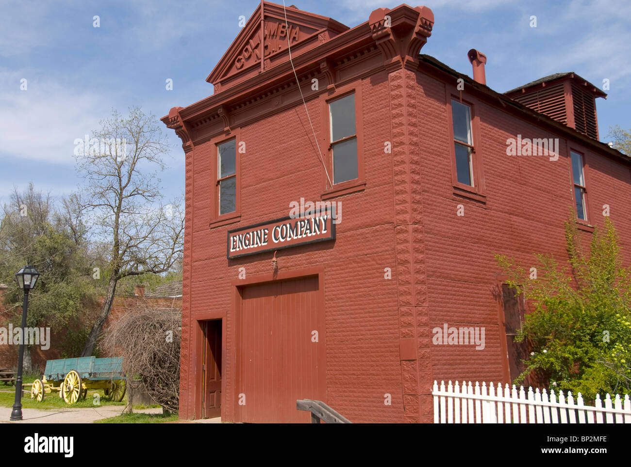 Firehouse Engine Company #1, Columbia State Historic Park, California Foto Stock