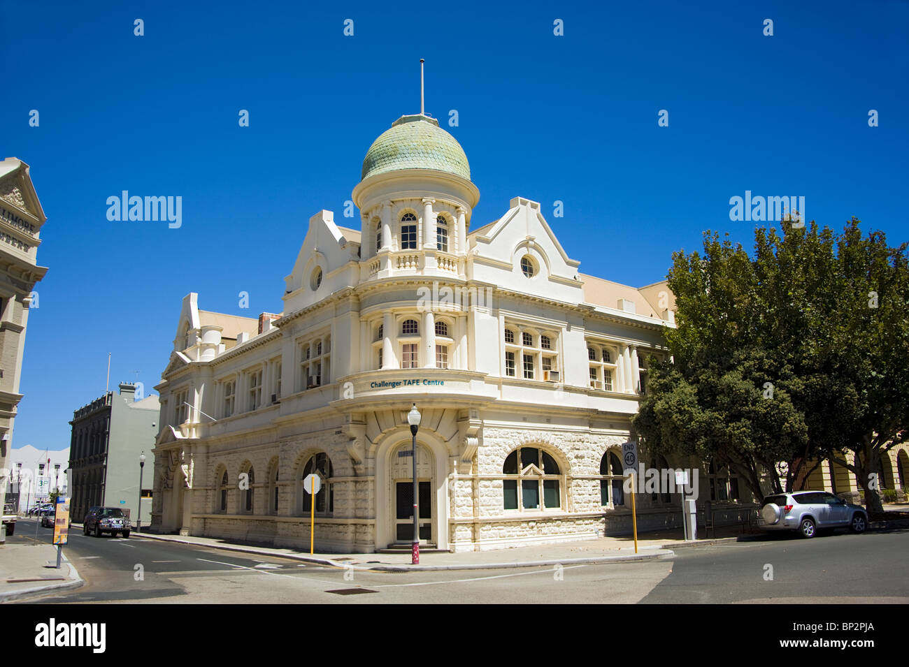 Uno dei vecchi edifici di Fremantle, Australia Foto Stock