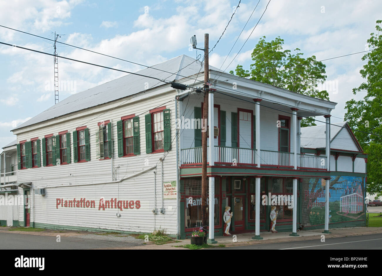 In Louisiana, Washington, negozio di antiquariato Foto Stock