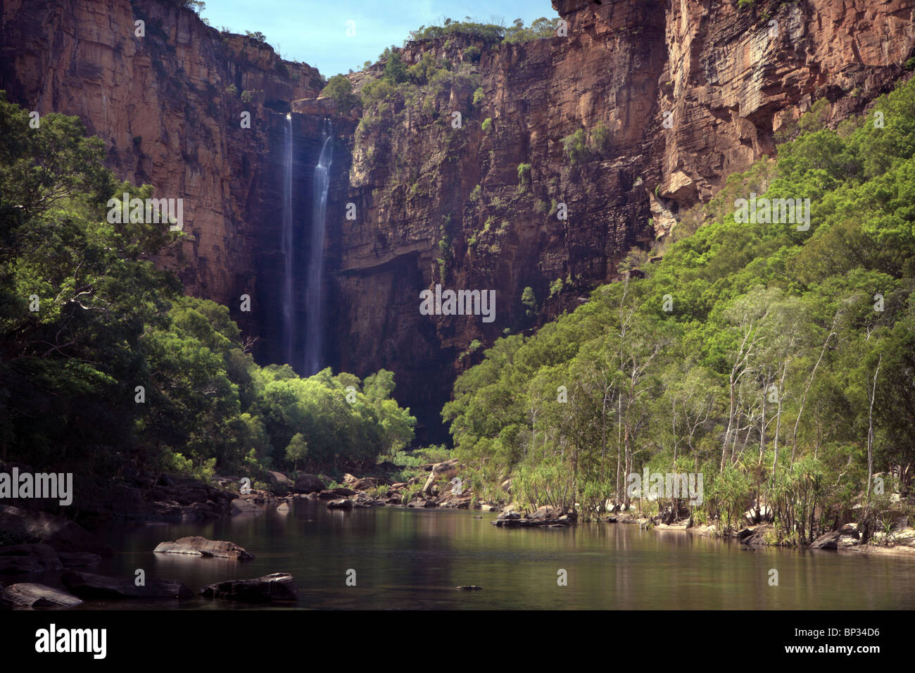 Jim Jim Falls, Parco Nazionale Kakadu, Territorio del Nord Foto Stock