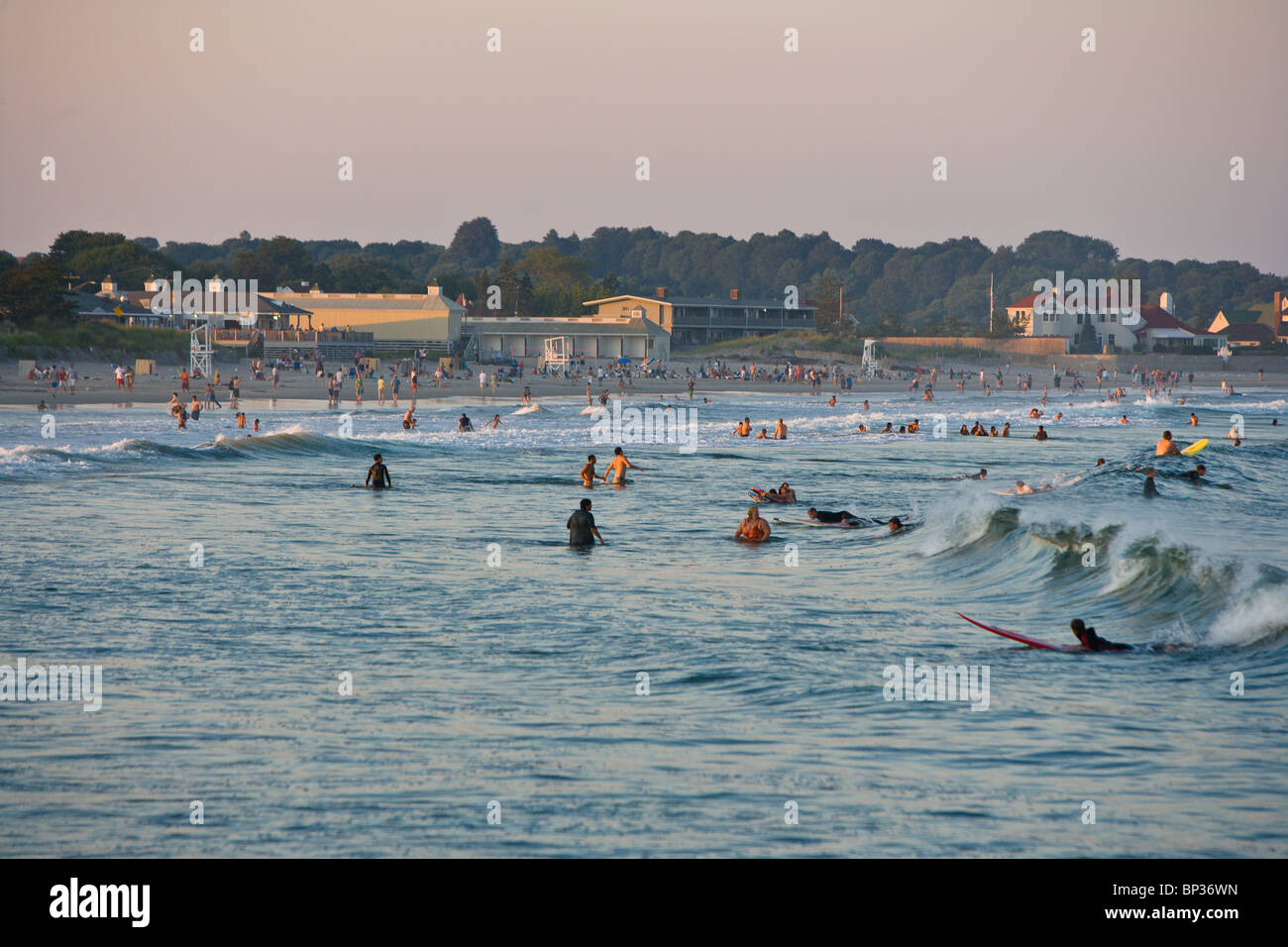 Narragansett Beach Foto Stock