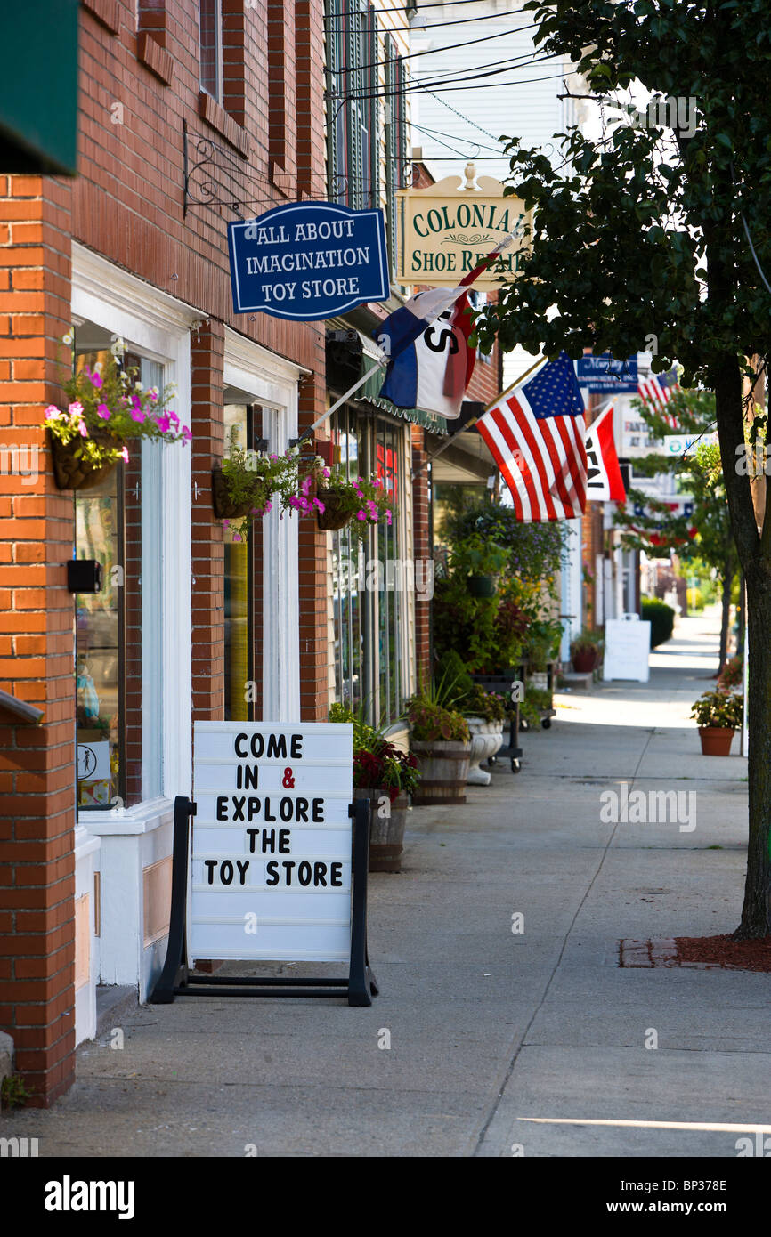 Il centro di East Greenwich Foto Stock