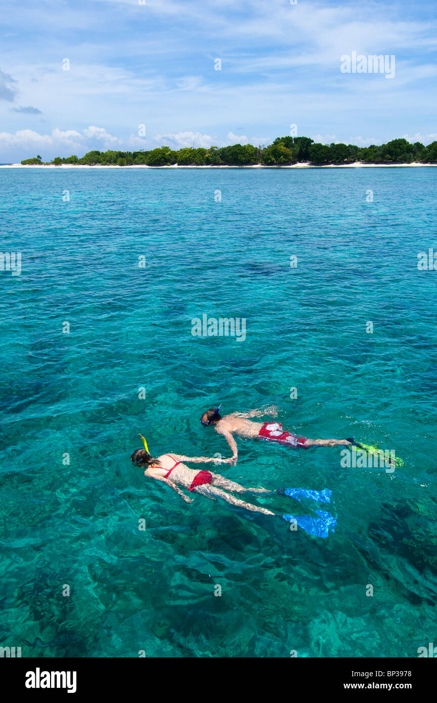 Pom Pom Island Resort, Celebes Mare, Sabah, Malaysia orientale. Foto Stock