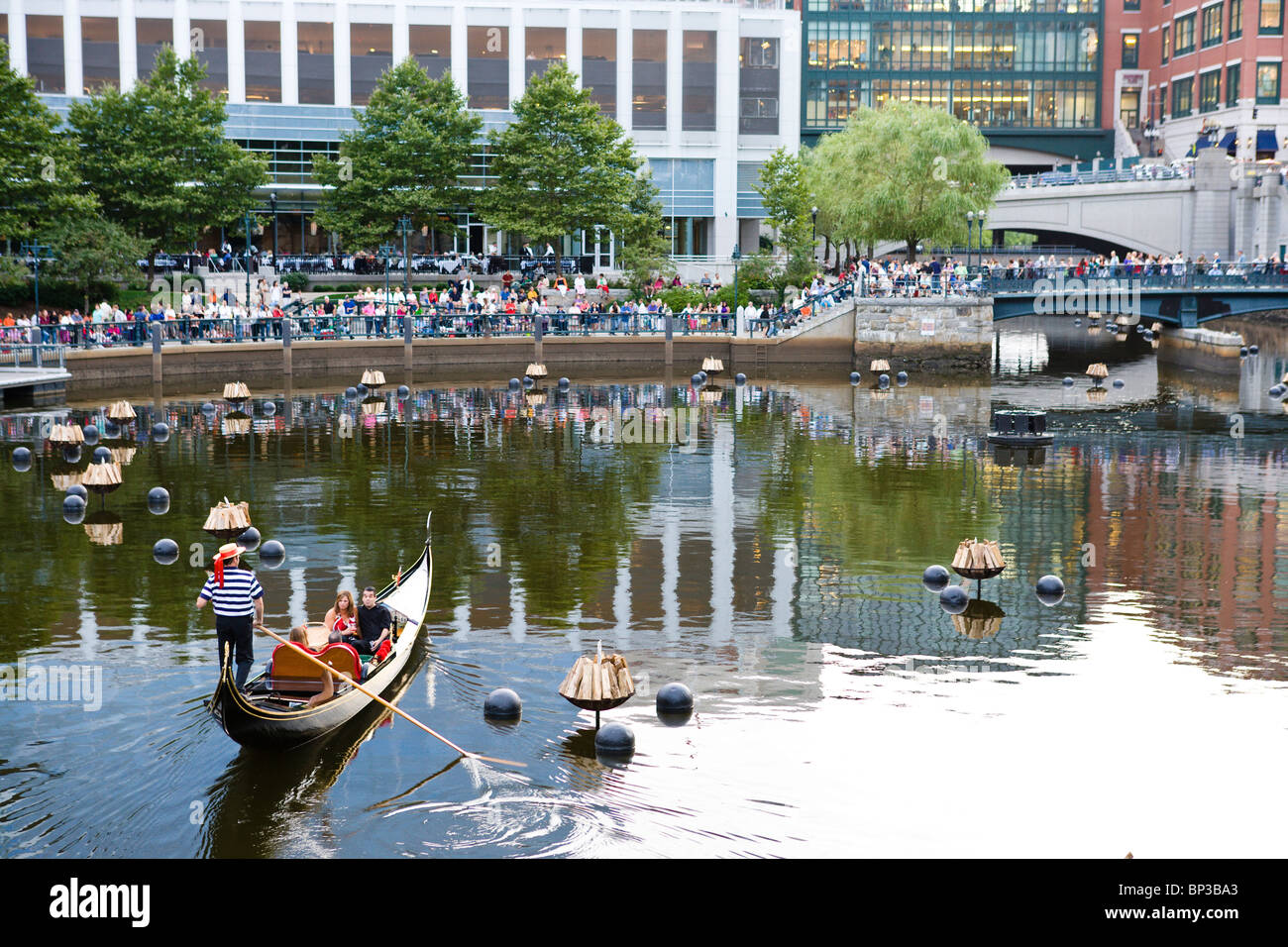 WaterFire Providence event Foto Stock