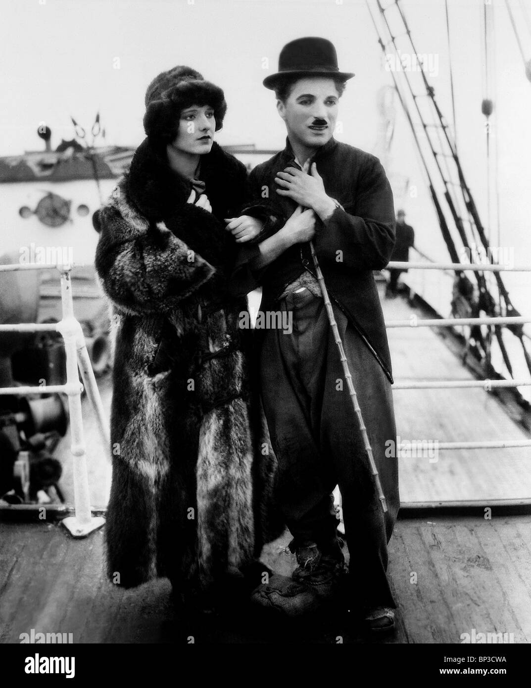 La Georgia Hale, Charlie Chaplin, il Gold Rush, 1925 Foto Stock
