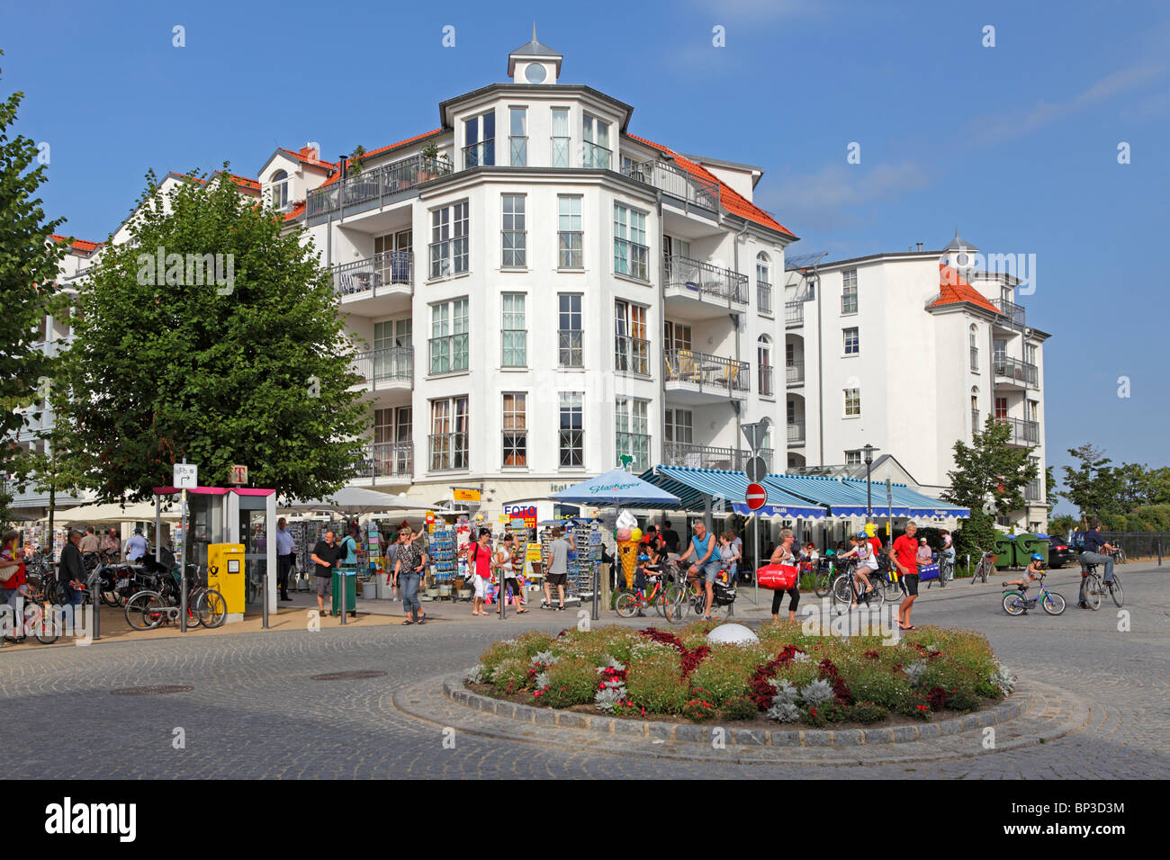 Centro città del Mar Baltico Resort Kuehlungsborn, Meclemburgo-Pomerania Occidentale, Germania Foto Stock