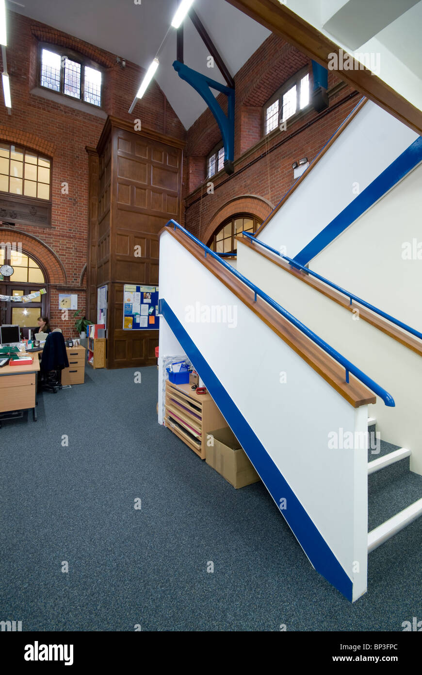Peter Symonds College scalinata Foto Stock