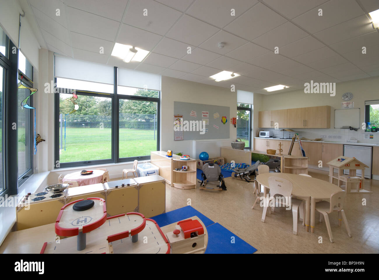 Pennington centro per bambini, classe a Lymington Foto Stock