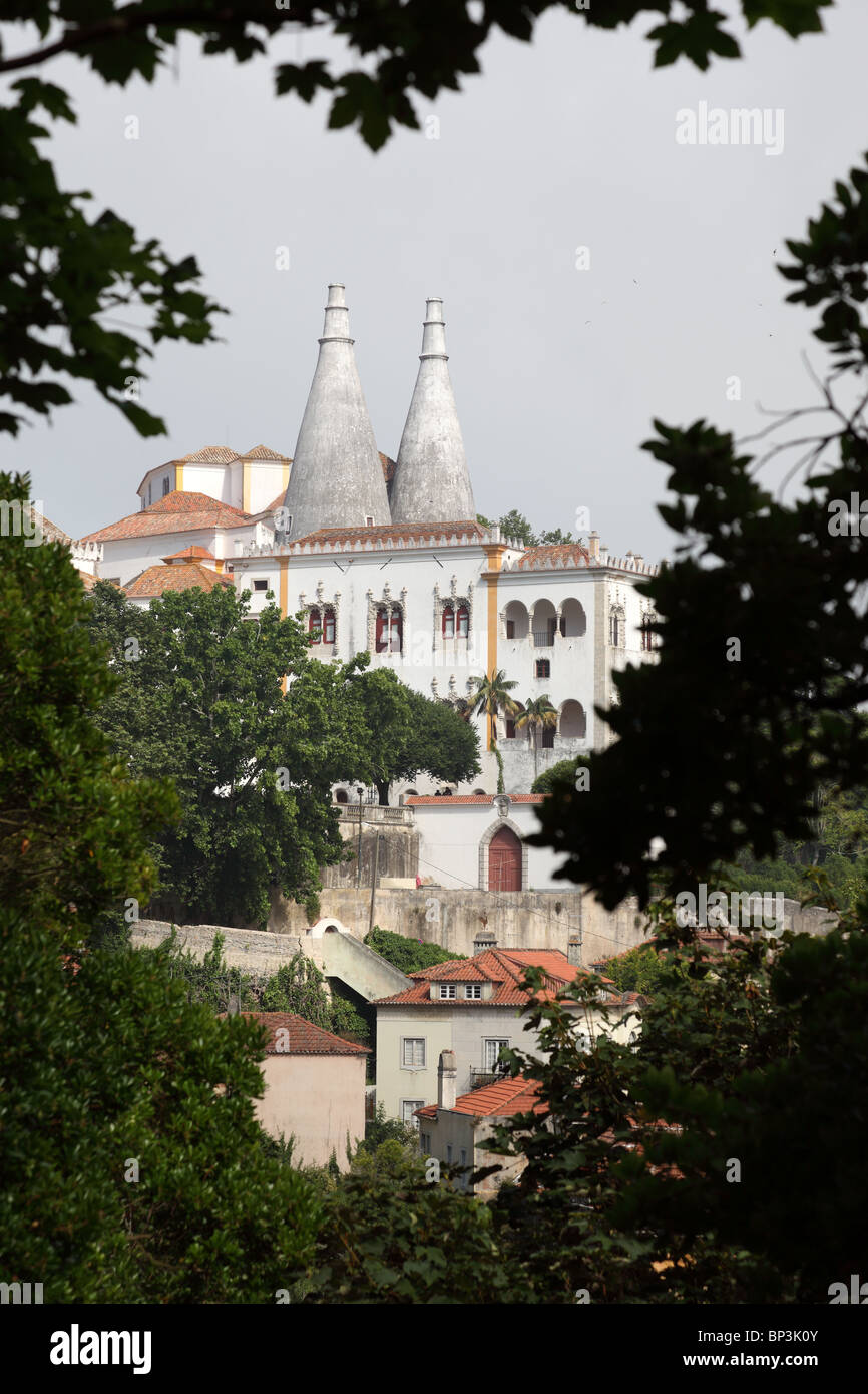 Palazzo Nazionale di Sintra (Palacio Nacional de Sintra), Portogallo Foto Stock