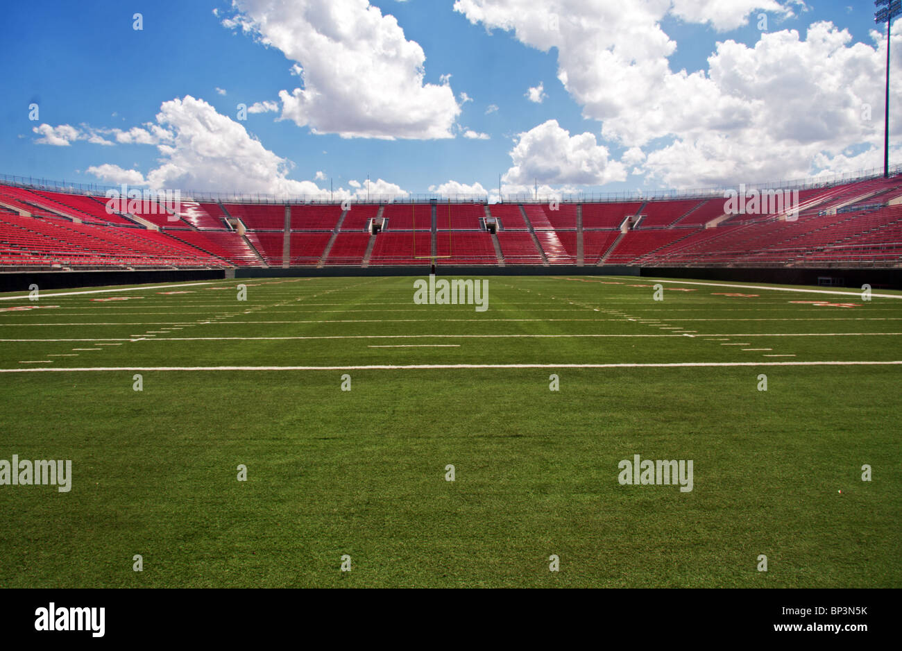 American Football Stadium, vuoto Foto Stock