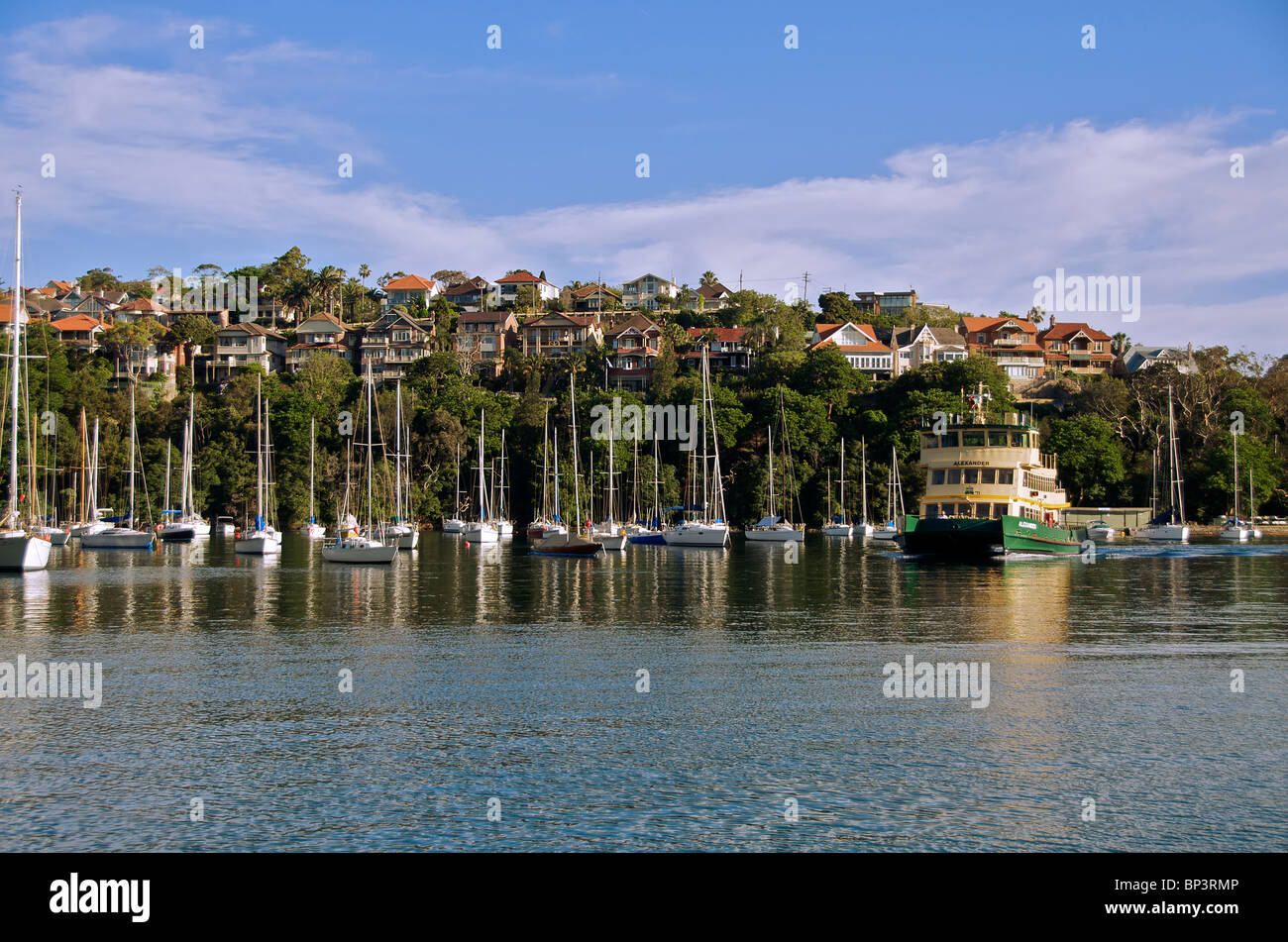 Mosman Bay con ferry di Sydney Australia NSW Foto Stock