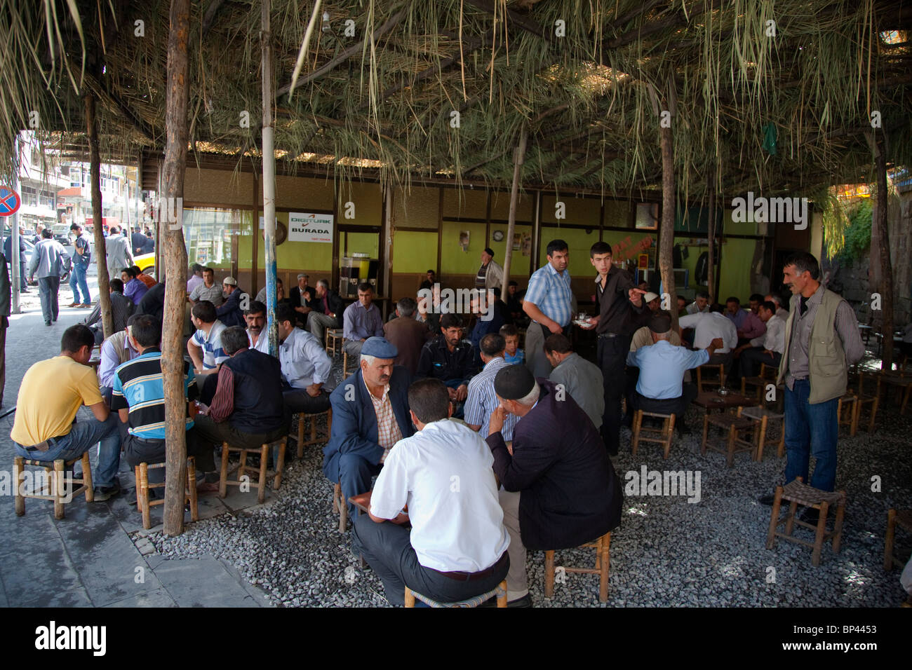 Teahouse in Bitlis, Turchia orientale Foto Stock