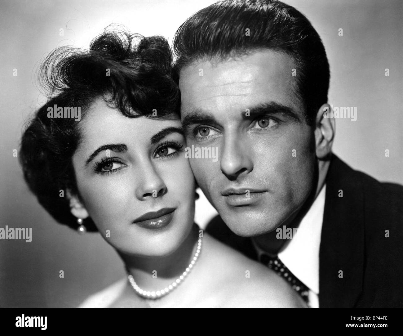 ELIZABETH TAYLOR E MONTGOMERY CLIFT, UN POSTO AL SOLE, 1951 Foto Stock