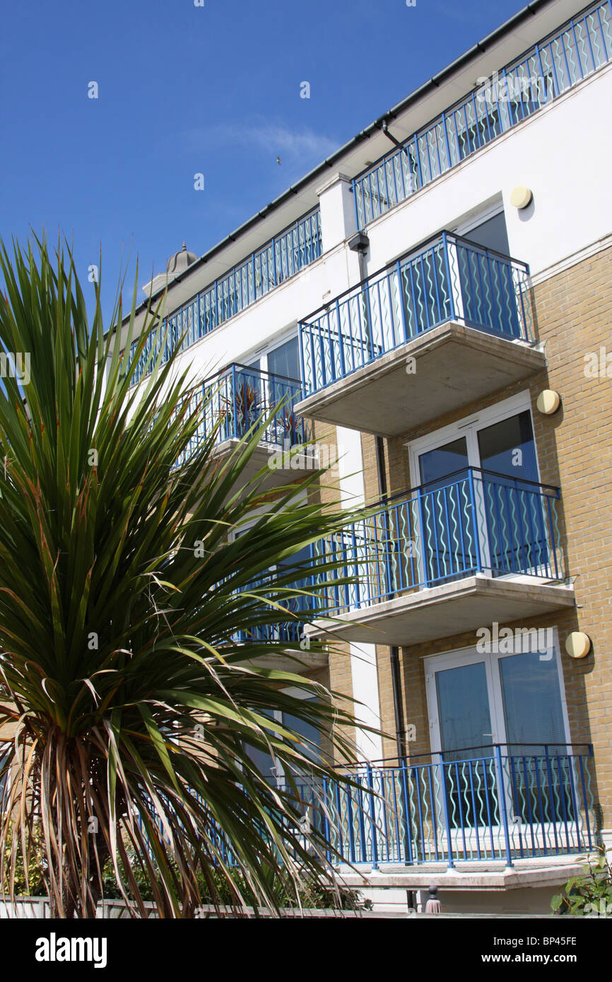Moderni appartamenti a Brighton Marina, Brighton West Sussex, in Inghilterra, Regno Unito Foto Stock