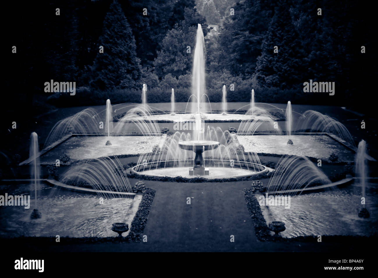 Il giardino acquatico italiano di longwood gardens immagini e ...