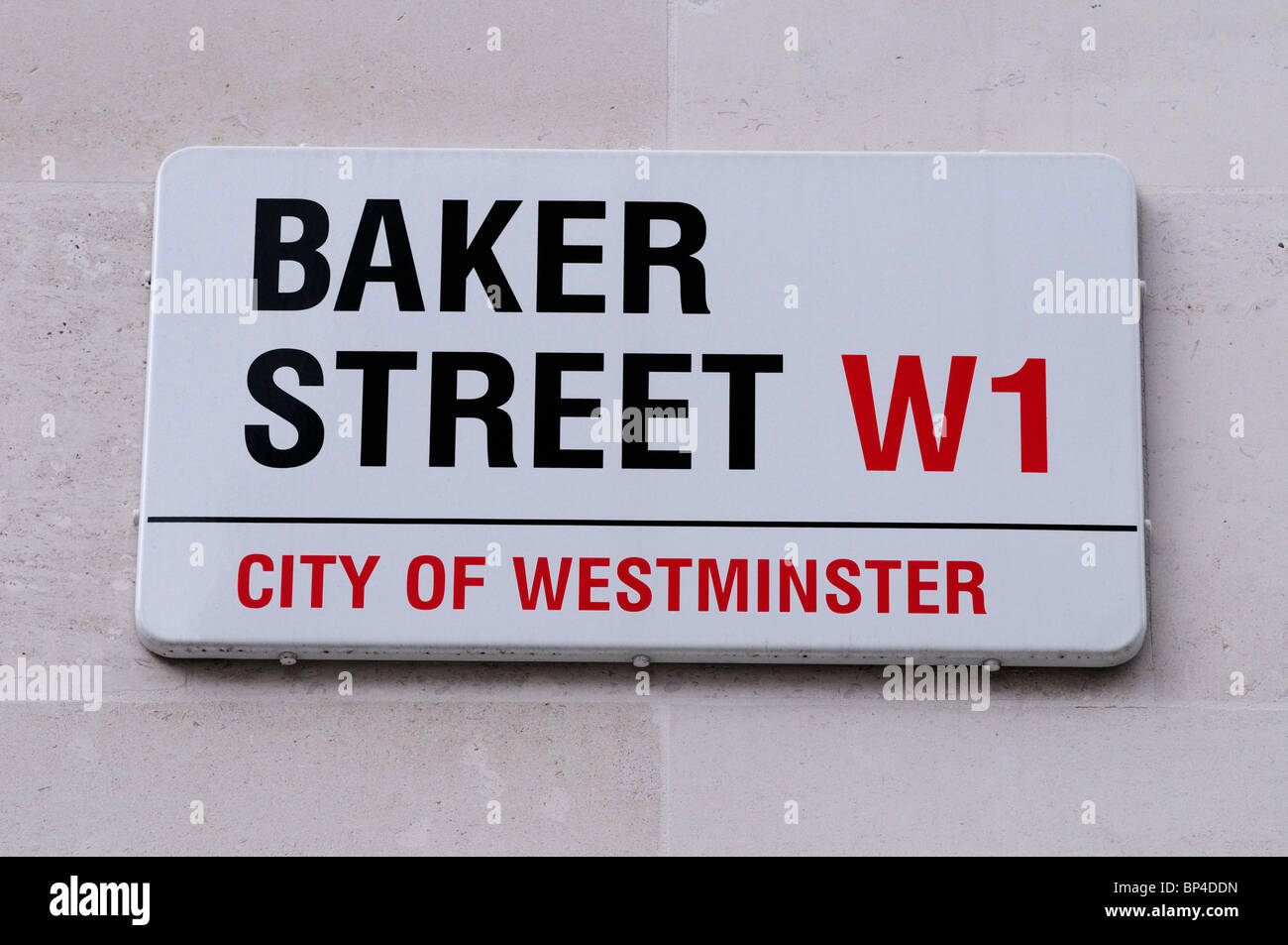 Baker Street segno, London, England, Regno Unito Foto Stock