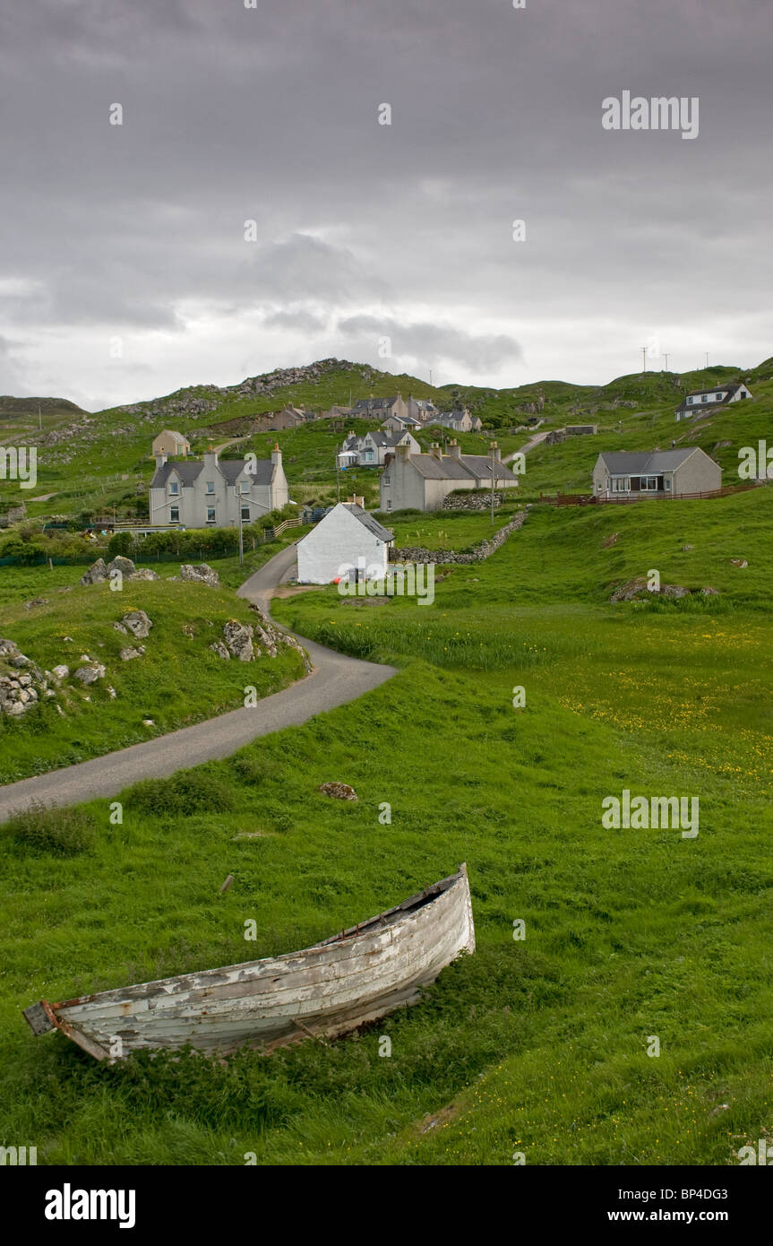 La comunità sparse in Nord Maevaig Harris, Ebridi Esterne, Highlands e Isole. SCO 6286 Foto Stock