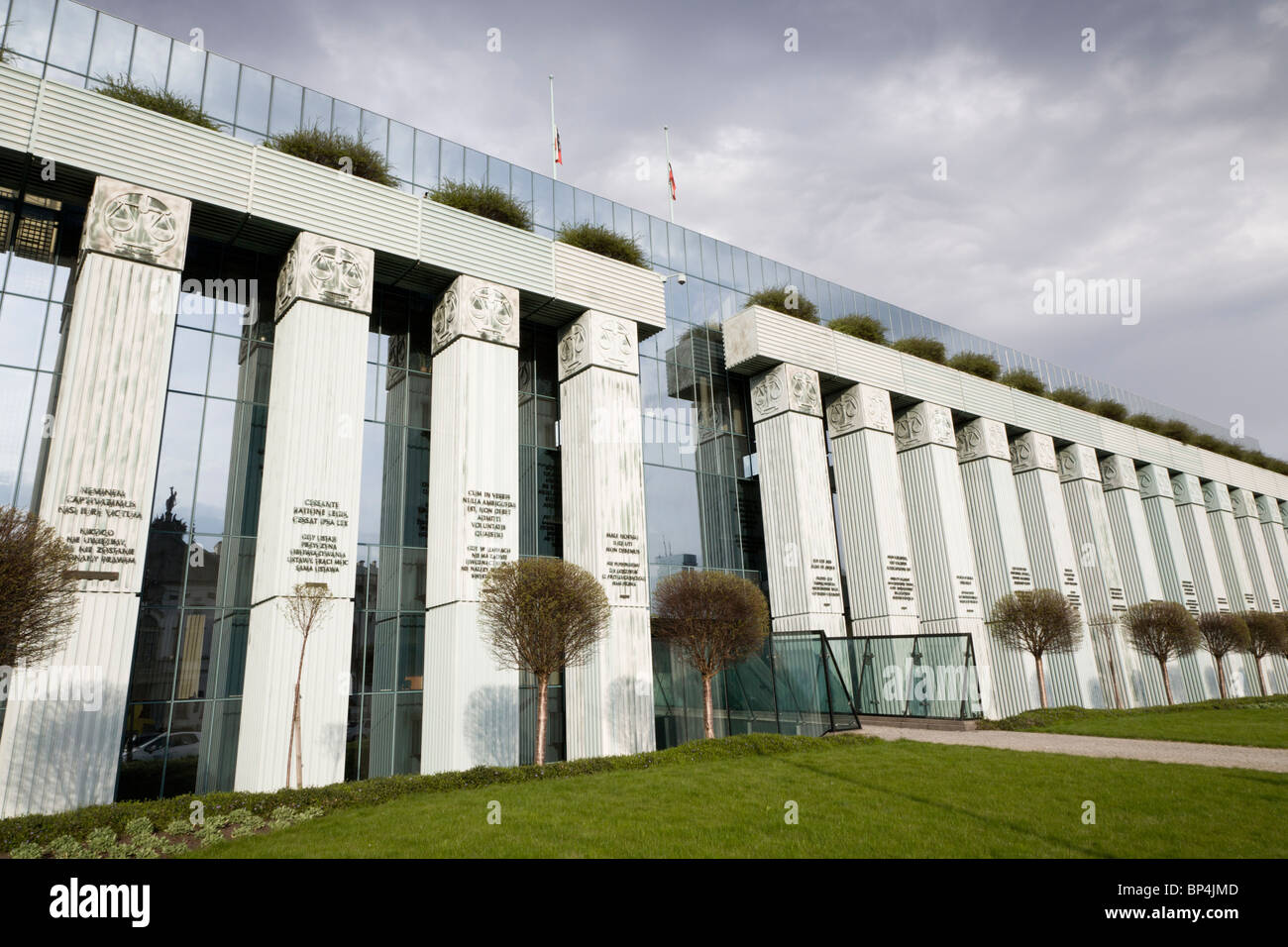 La Corte Suprema della Repubblica di Polonia. Krasinski Square, Varsavia Polonia. Foto Stock