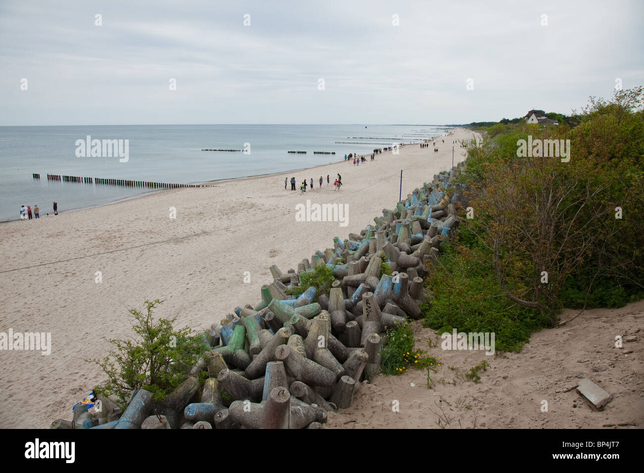 Mielno è un villaggio nella contea di Koszalin, West Pomerania voivodato, nel nord-ovest della Polonia. Foto Stock