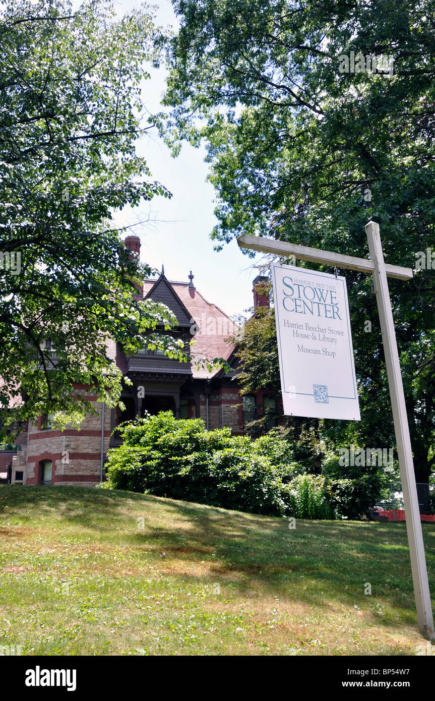 Harriet Beecher Stowe centro di Hartford, Connecticut, Stati Uniti d'America Foto Stock