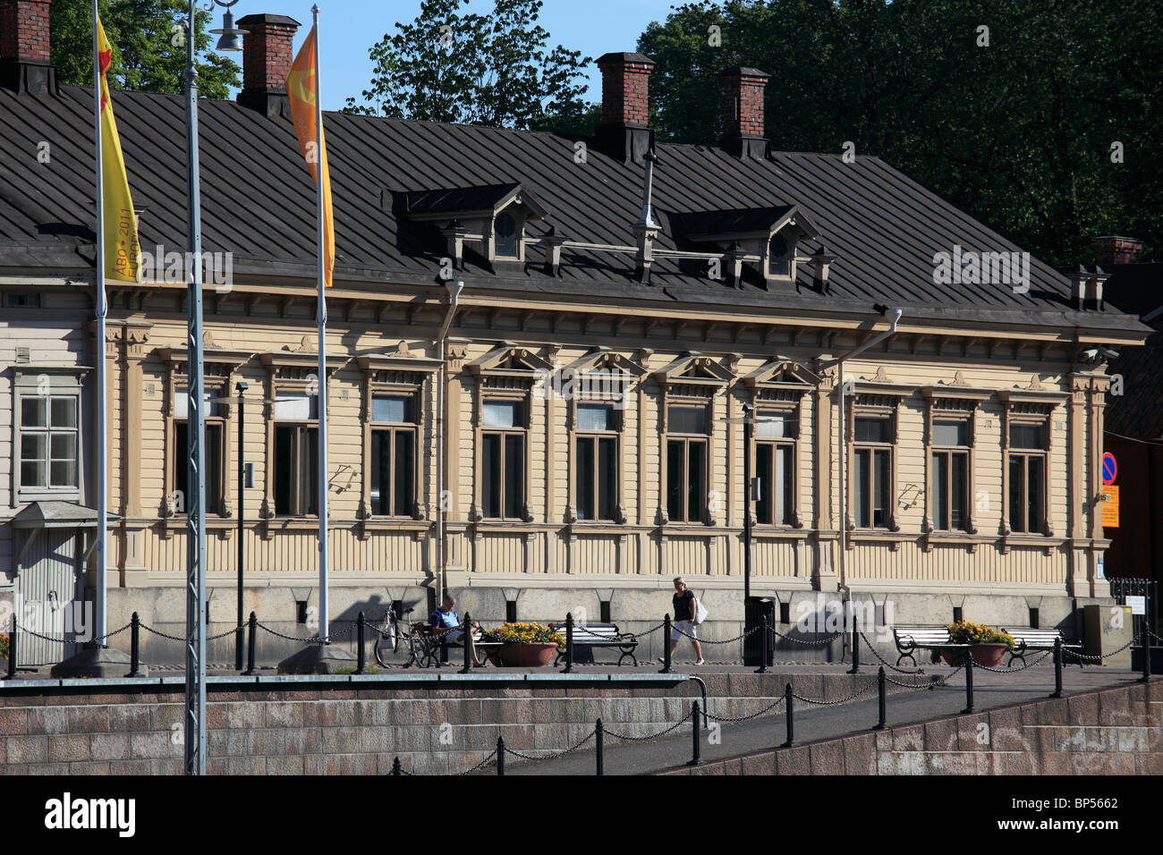 Finlandia, Turku, scene di strada, Architettura tipica, Foto Stock