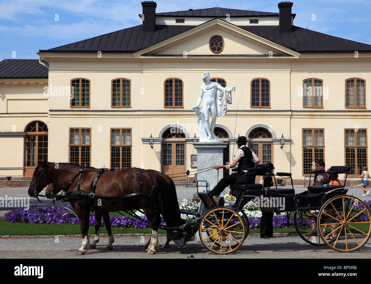 La Svezia, il Castello di Drottningholm, teatro di corte, Foto Stock