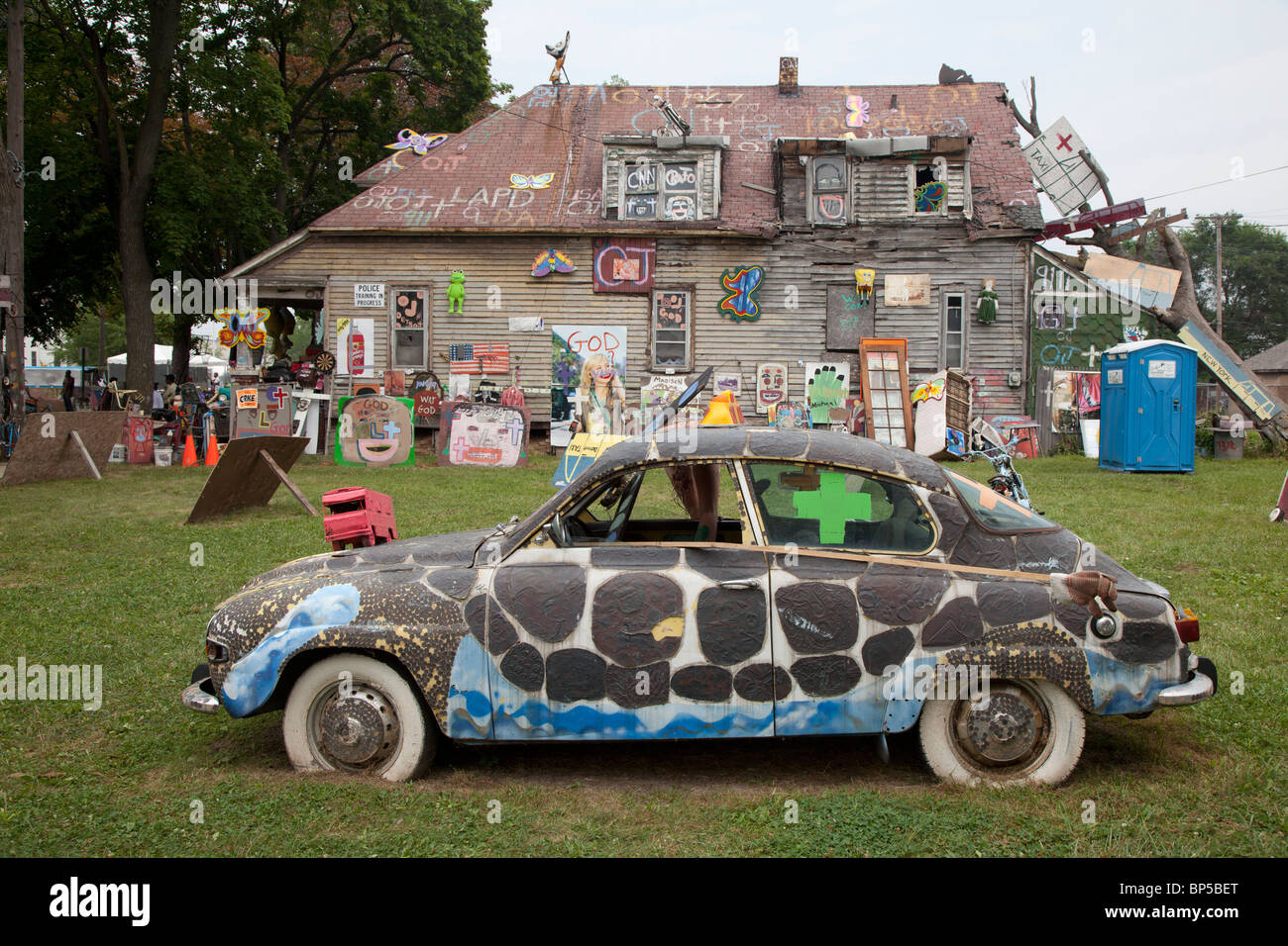 Heidelberg, progetto di Arte di strada a Detroit Foto Stock