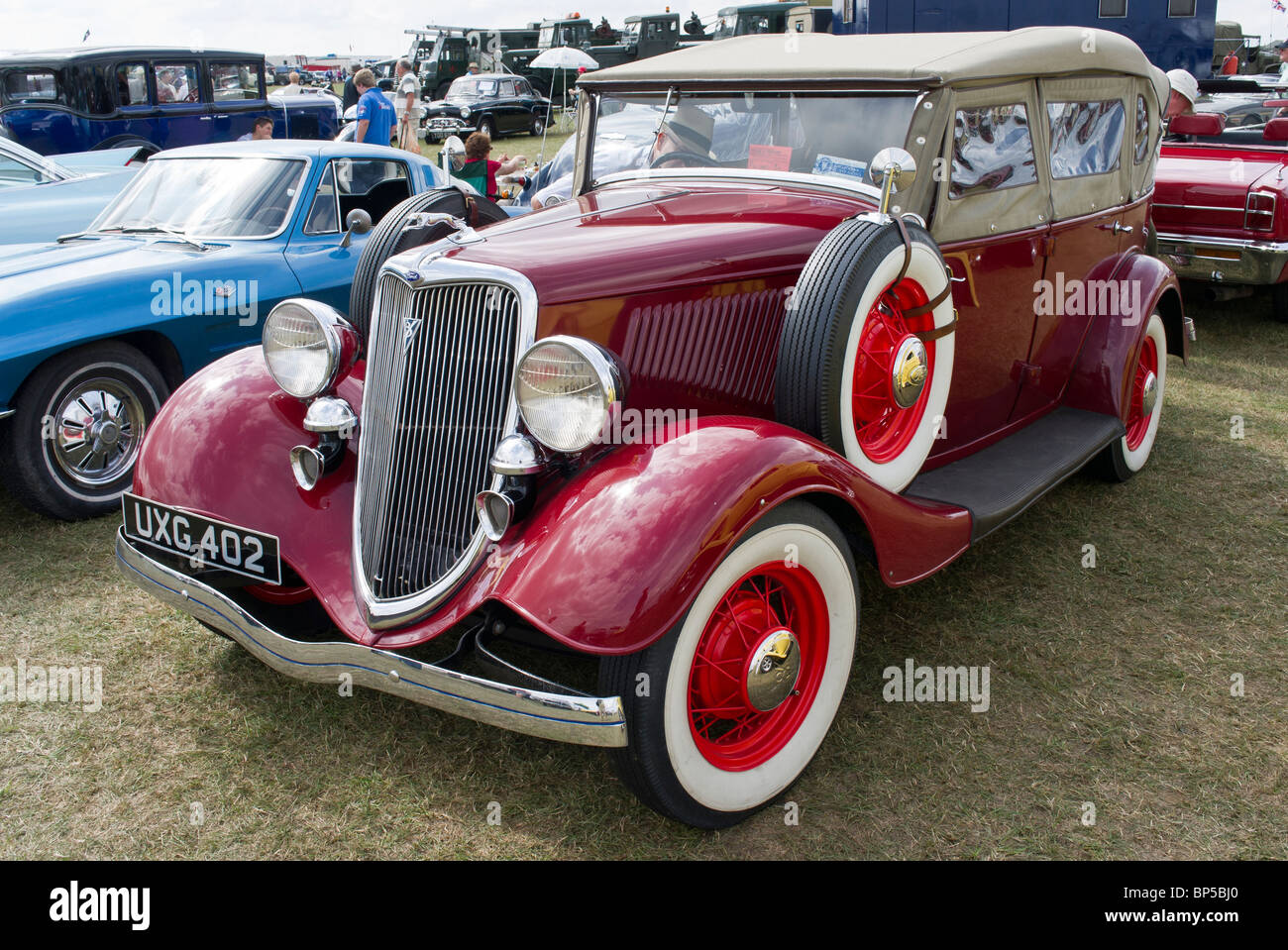 Ford Phaeton soft-top V8 auto da 1930s Foto Stock