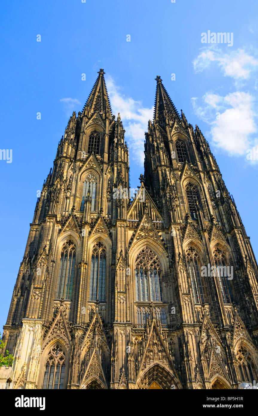 Colonia / Köln, Renania settentrionale-Vestfalia (Germania). La cattedrale di Colonia / Kolner Dom. (1880) Foto Stock