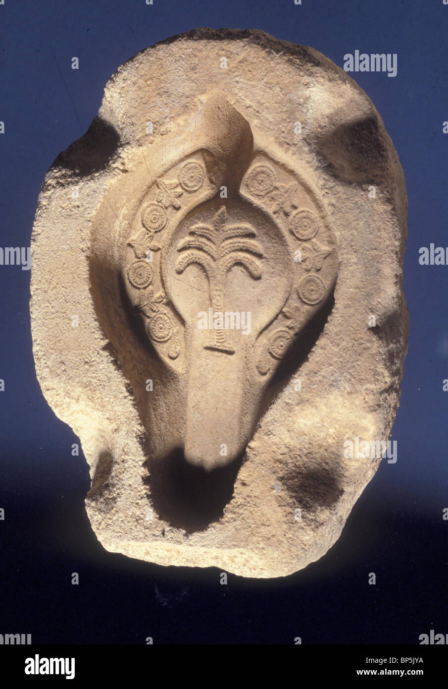 4362. SOFT-stampo in pietra per lampade ad olio colata, periodo bizantino Foto Stock