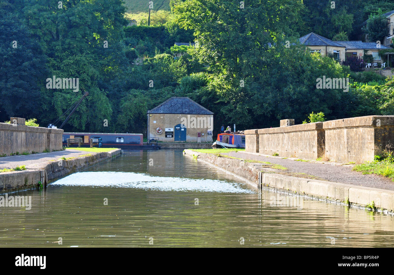 Dundas acquedotto sul Kennet and Avon Canal. Foto Stock