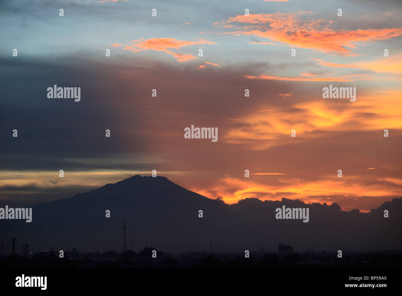 Indonesia, Java, Gunung Merbabu vulcano; Foto Stock