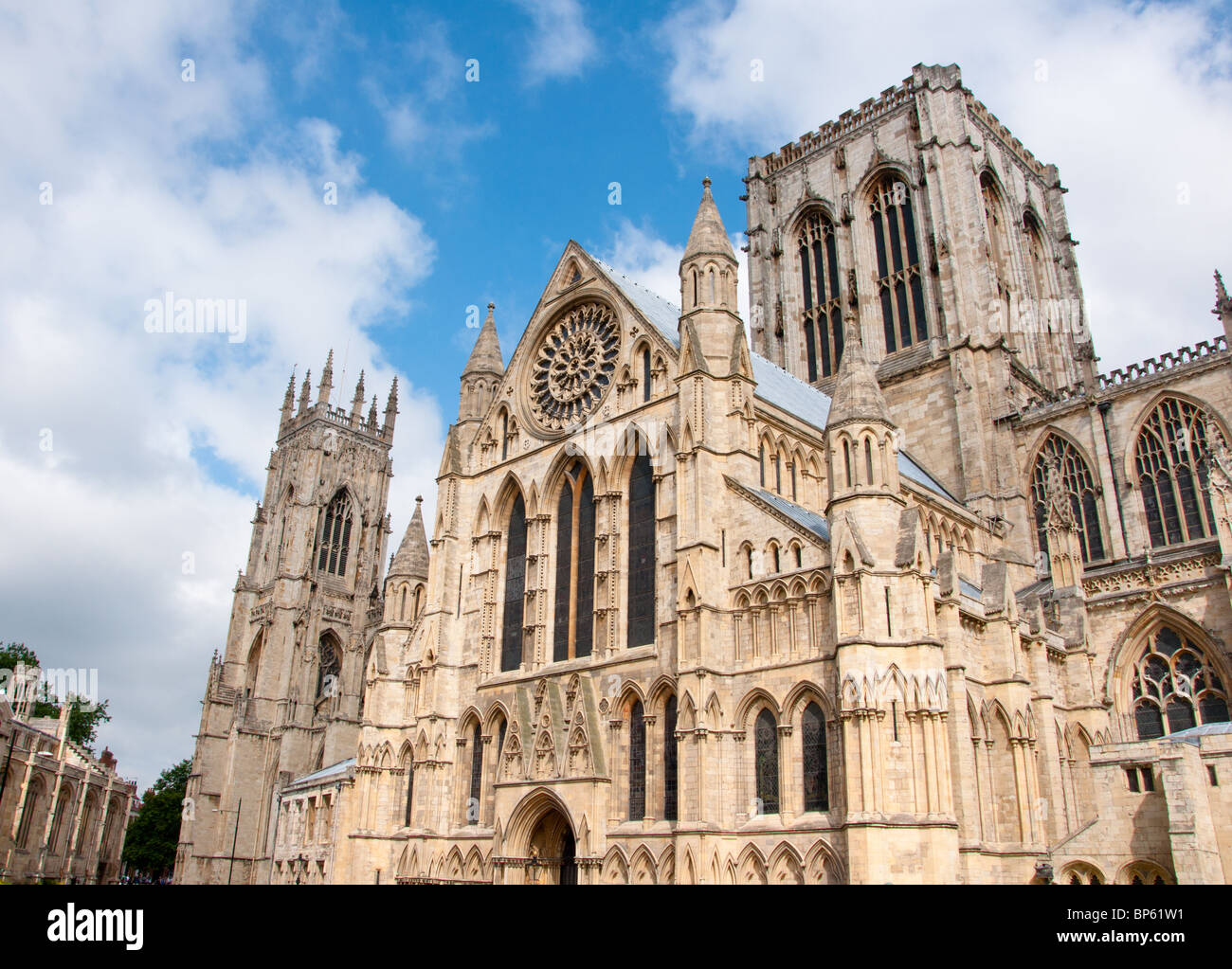 York Minster Cathedral, Inghilterra Foto Stock