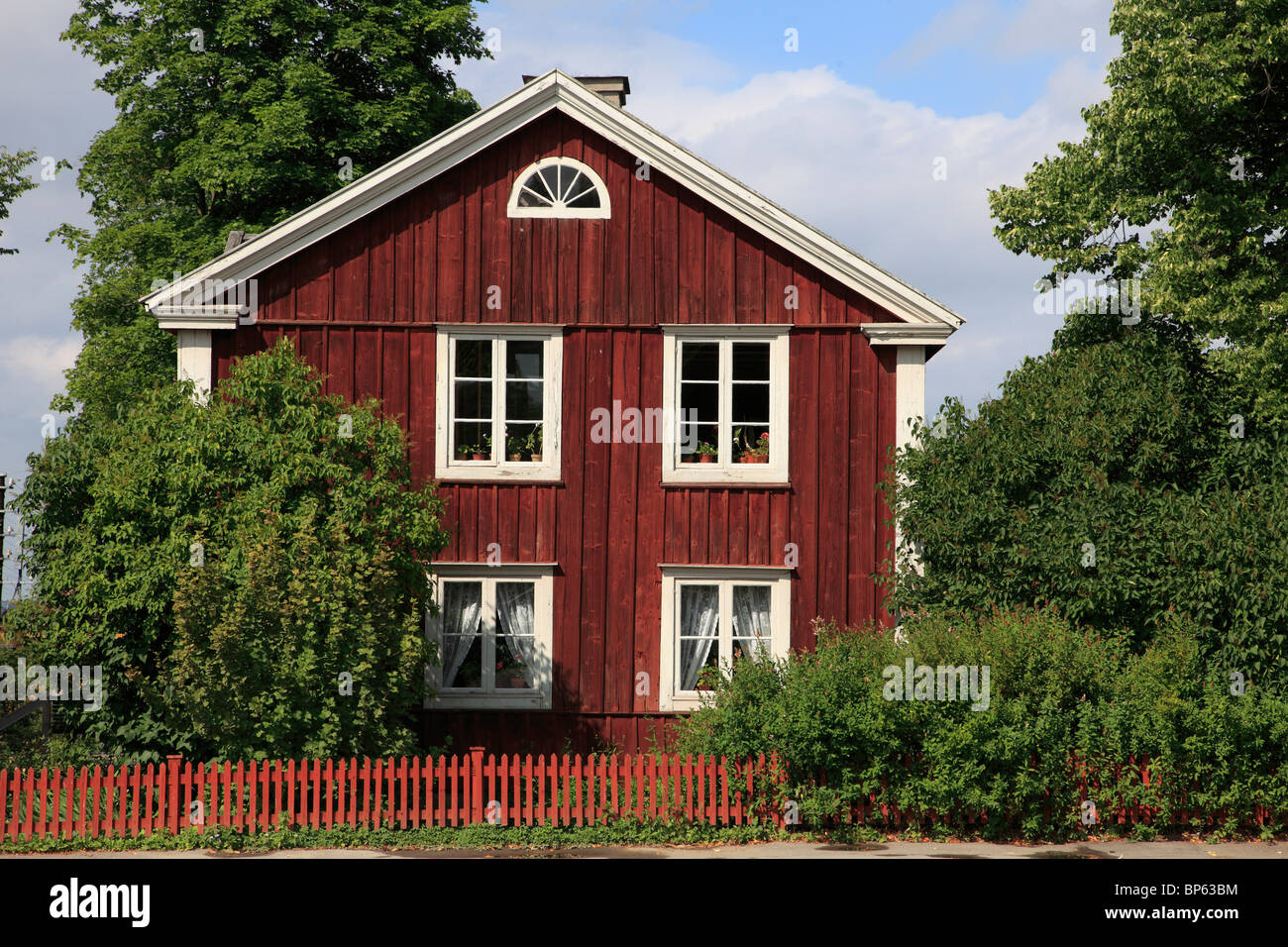 Stoccolma, Svezia, il museo all'aperto di Skansen, country house, Foto Stock