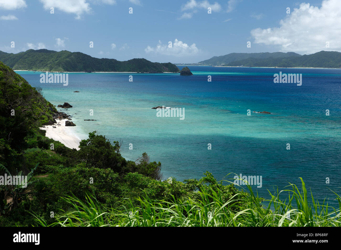 Cape Kasari, Amami, Kagoshima, Giappone Foto Stock